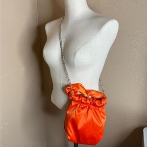 Zara Satin Bucket Bag